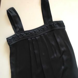 Banana Republic black slip dress